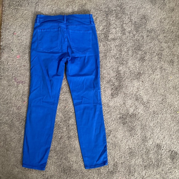 J Crew Lookout High Rise Skinny Crop Blue - Picture 5 of 5